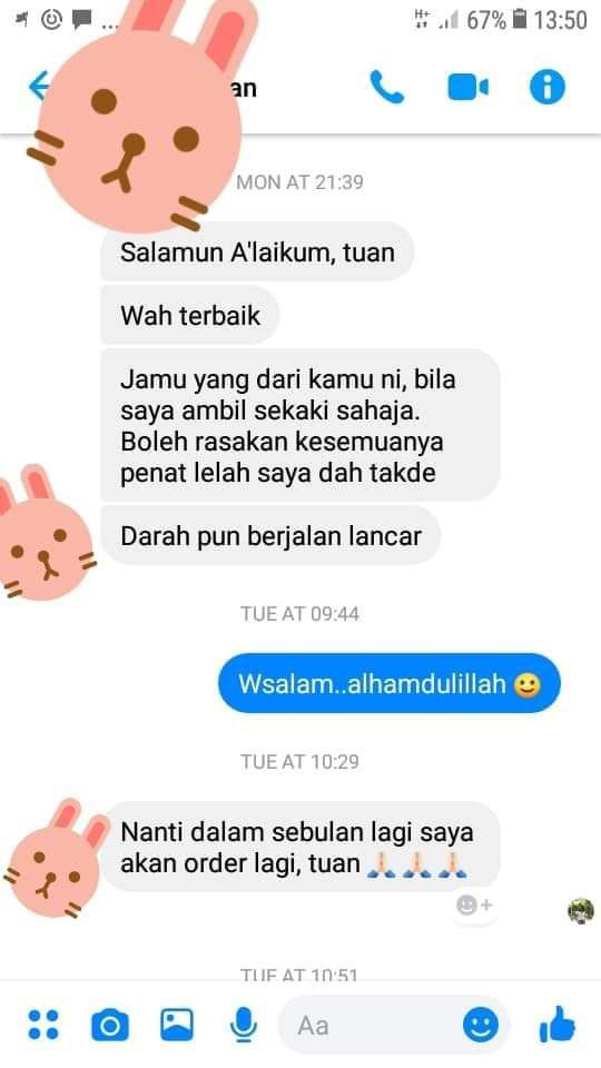 Feedback pelanggan