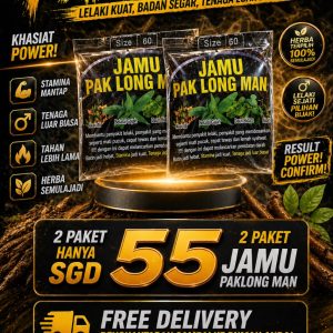 2 Paket Jamu Hitam