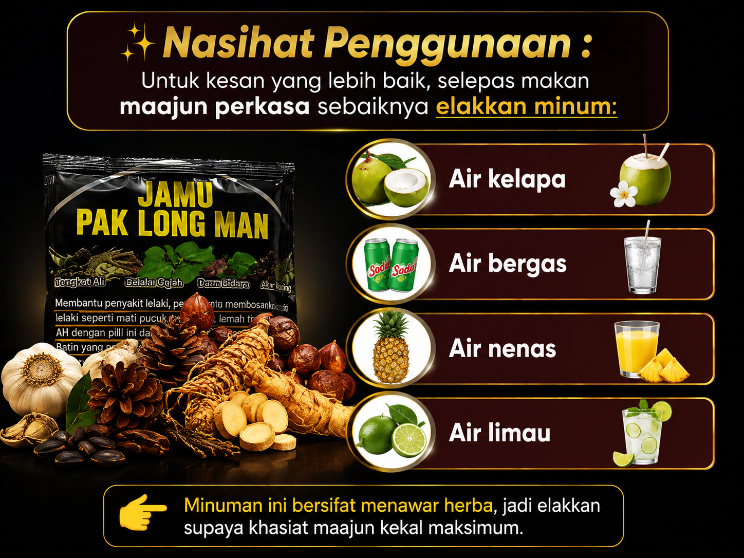 Jamu Paklongman Hitam