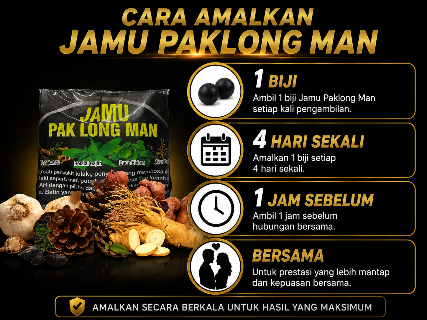 Jamu Paklongman Hitam