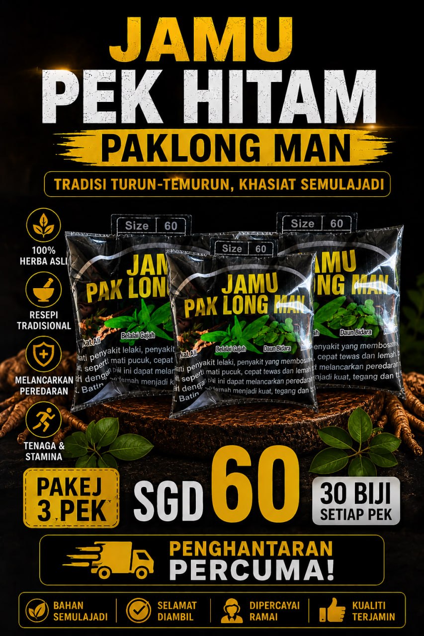 3 Paket Jamu Hitam