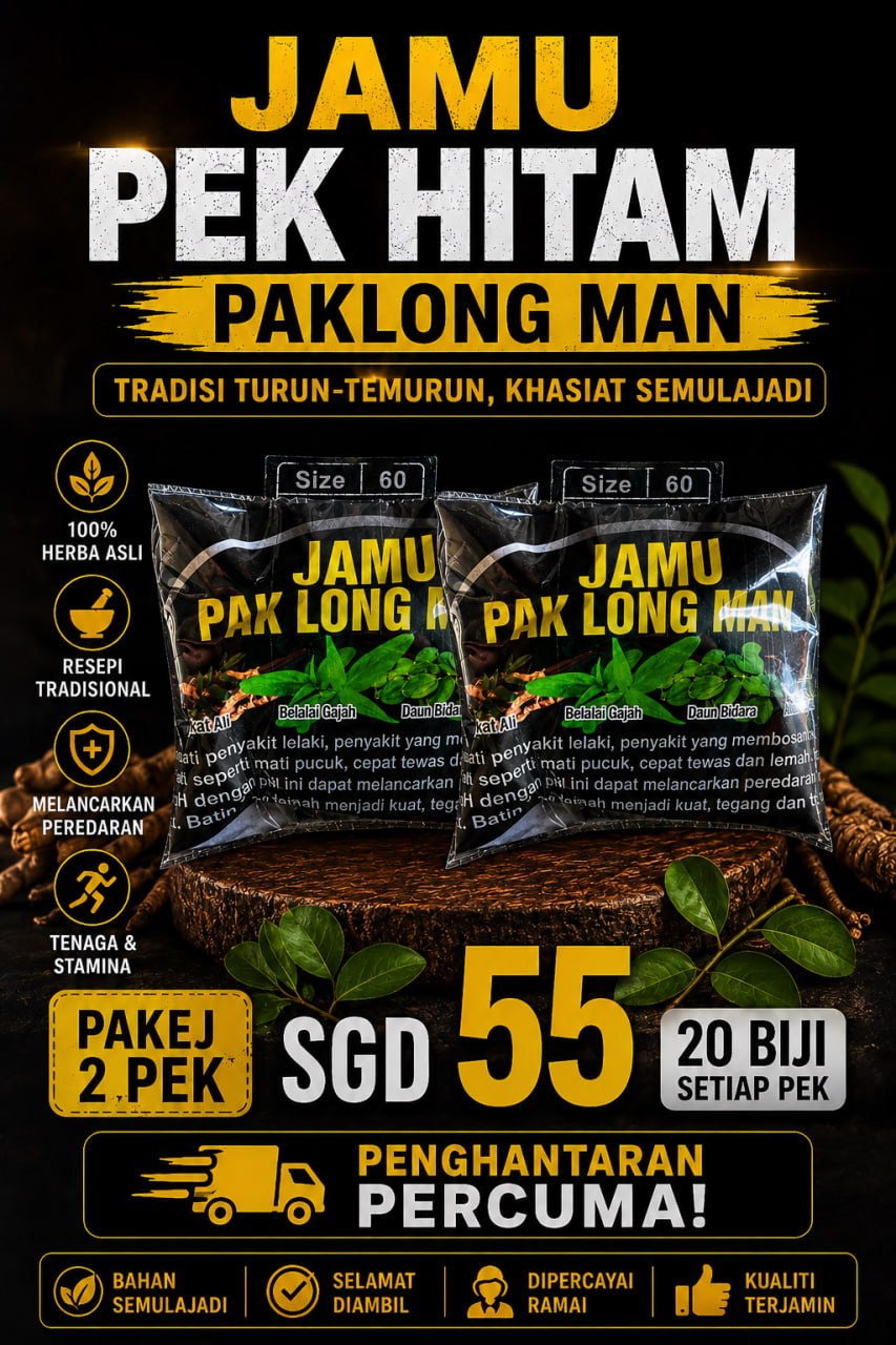 2 Paket Jamu Hitam