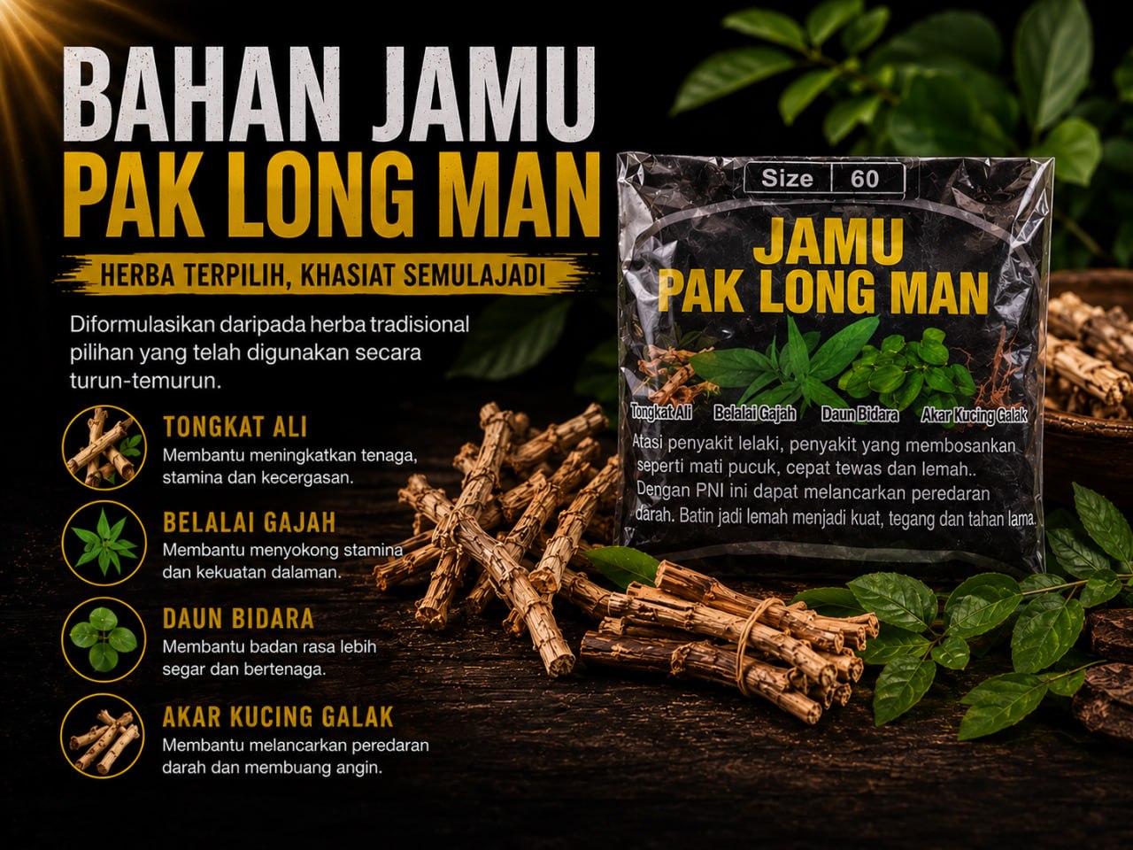 Jamu Paklongman Hitam